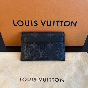 Louis Vuitton Monogram Eclipse Double Card Holder